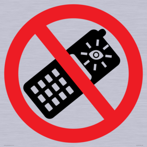 P910 Prohibition: No camera phones